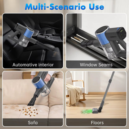 Multifunctional Lightweight Stick Cordless Silent Vacuum Cleaner 200W 30Kpa