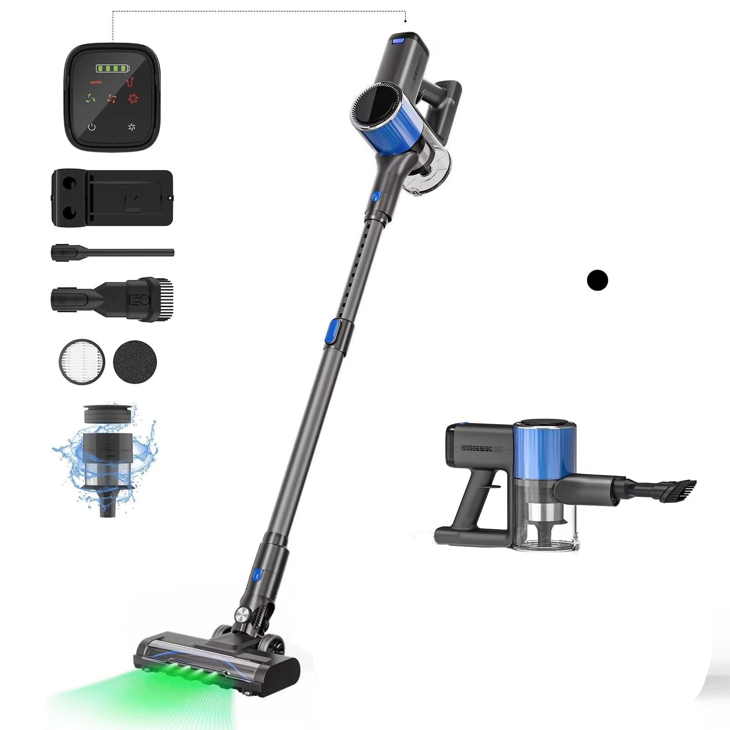 Multifunctional Lightweight Stick Cordless Silent Vacuum Cleaner 200W 30Kpa