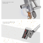 3 in 1 Handheld Cordless Vacuum Cleaner 180W 28Kpa